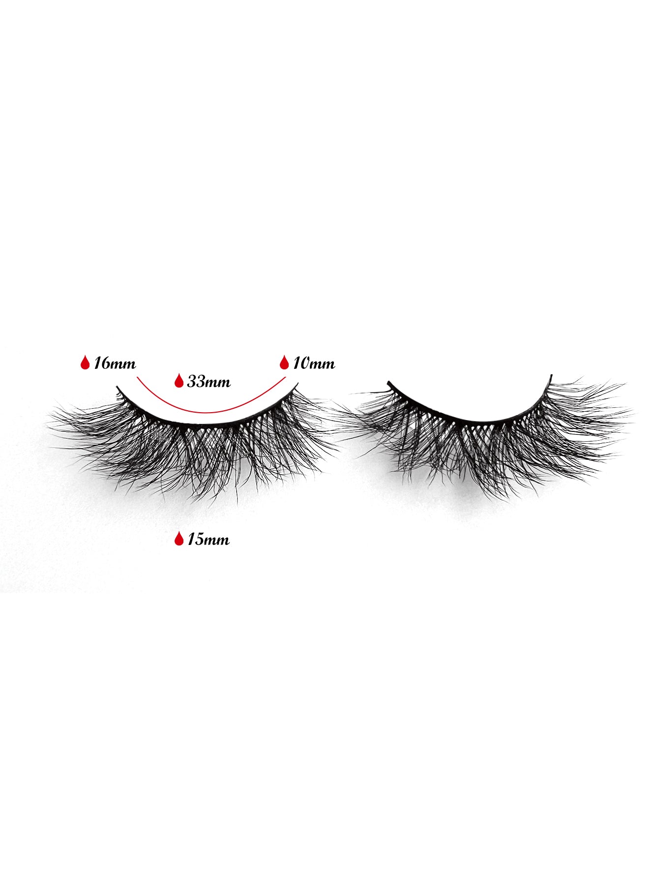 3D Premium Faux Mink False Eyelashes - Voluminous Cluster Style, 5 Pairs
