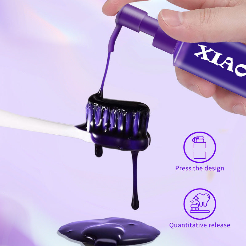 Purple Whitening Toothpaste with 150ml Bottle - Dental Care & Brightening