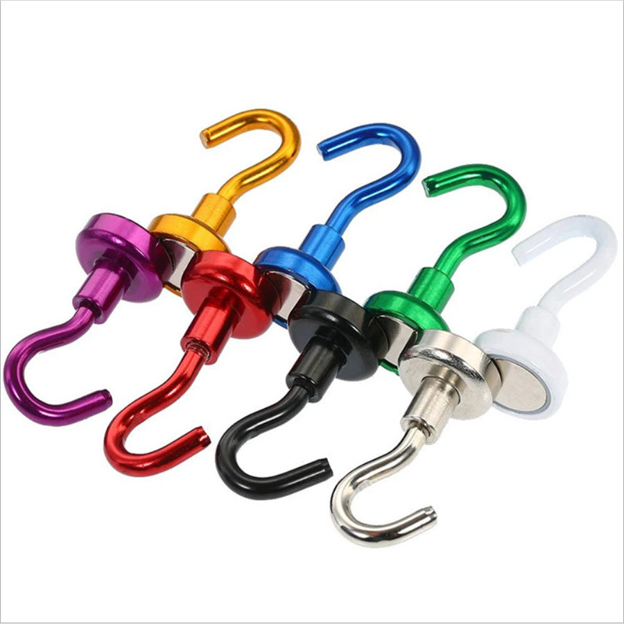 Magnetic Clothes Hook with Iron Suction - Strong Load Capacity 2kg