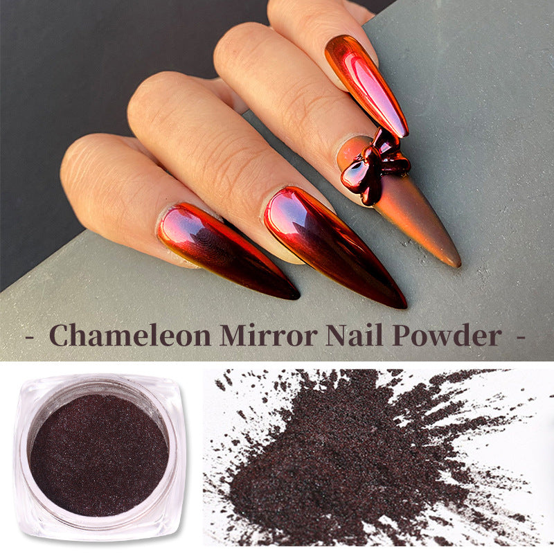 Chameleon Pink Laser Mirror Nail Powder