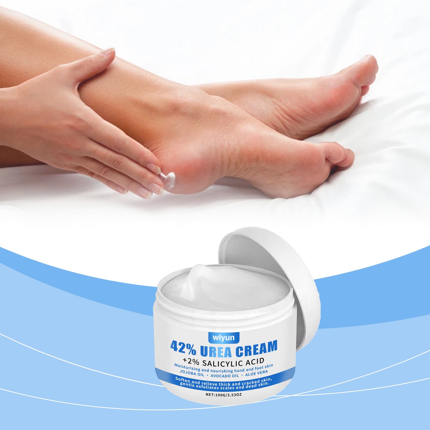 Urea Moisturizing Foot Repair Cream - Dry Cracked Skin Treatment