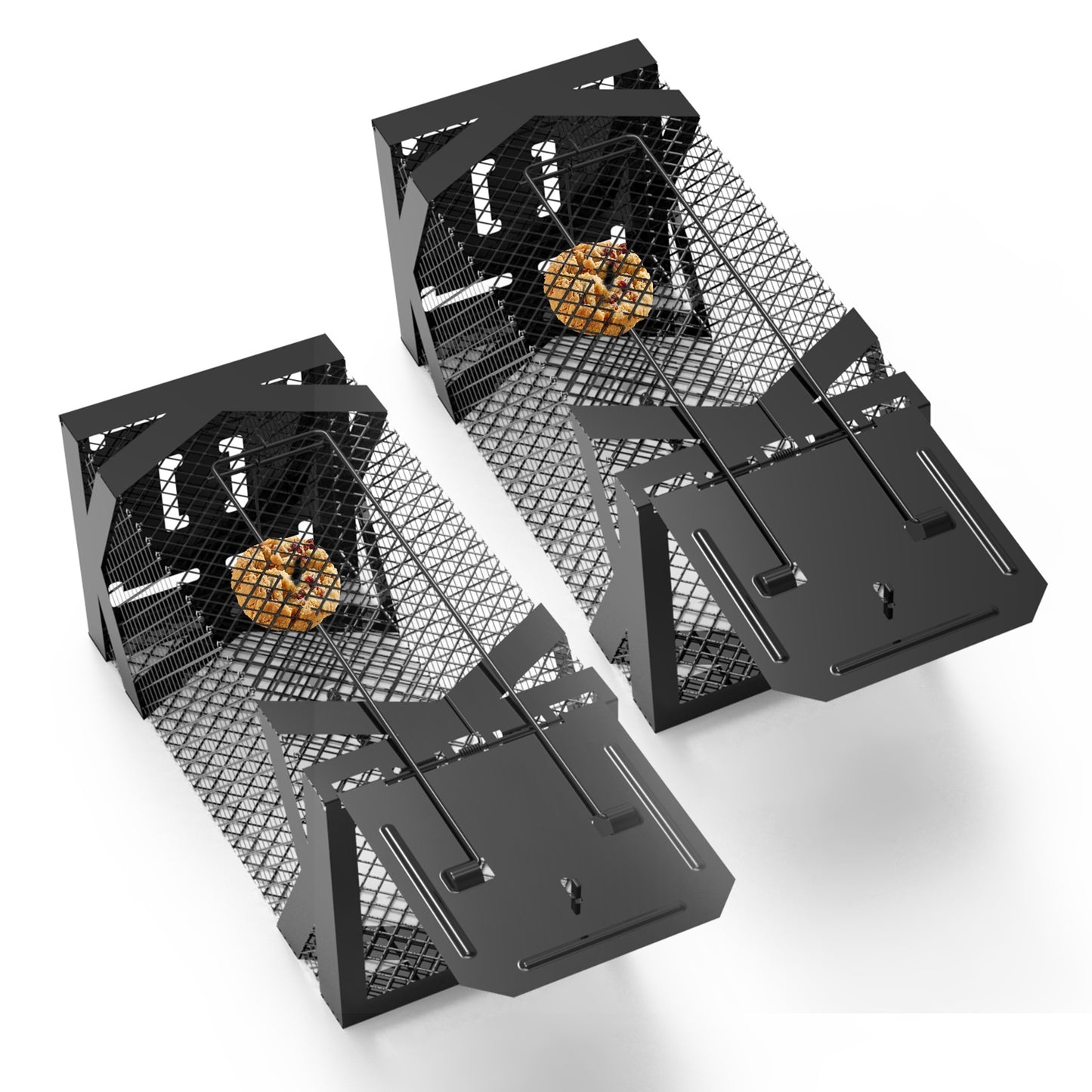 Humane Live Mouse Trap Cage - 2 Pcs Reusable Rodent Traps