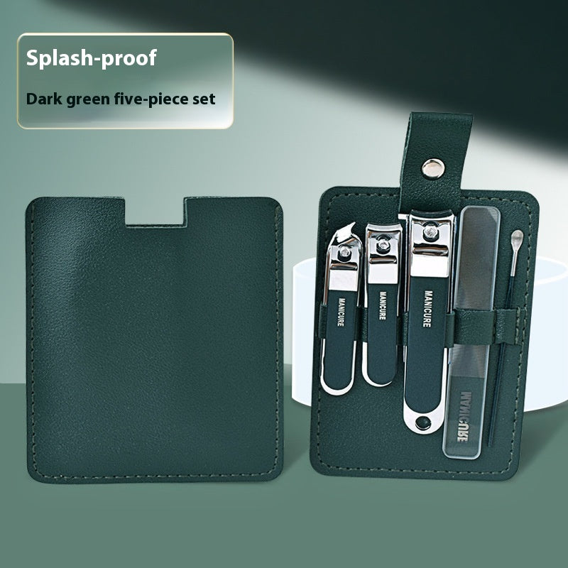 Nail Clippers Set 6 Pieces Anti-Splash Large Opening Manicure Tool