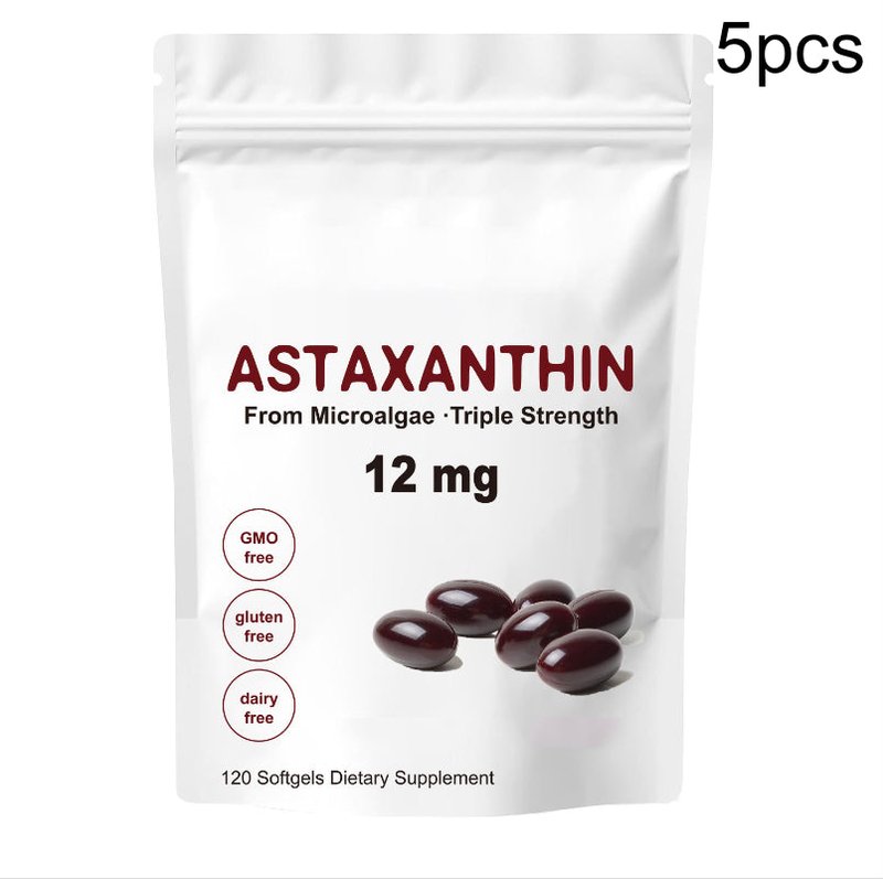 Astaxanthin 12mg Softgels - Antioxidant & Eye Support