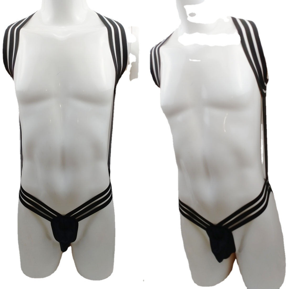 Men's Dance Performance Costume Chest Strap with Adjustable Fit