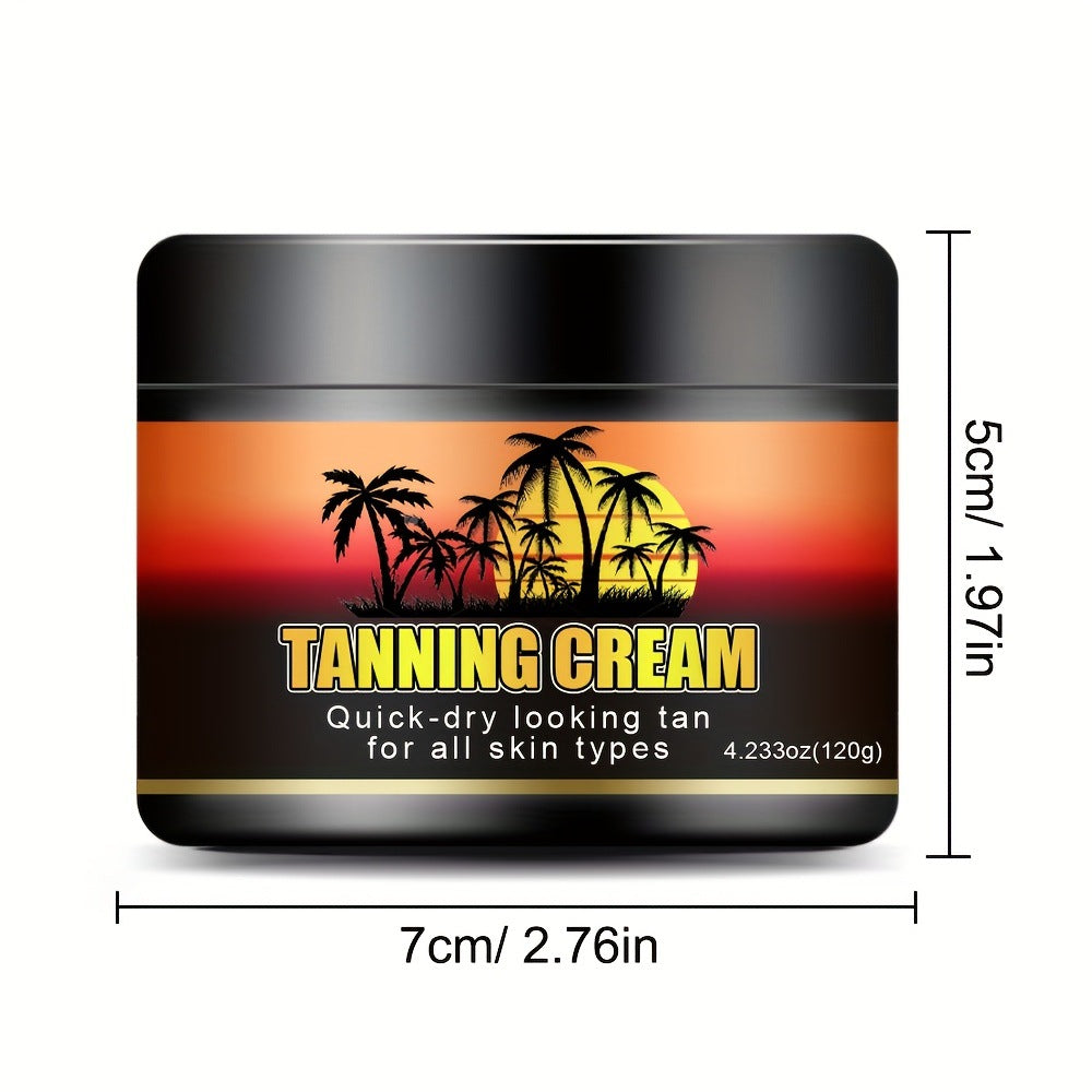 Self-Tanning Moisturizing Body Lotion - Bronze Color Full-Body Cream 120g