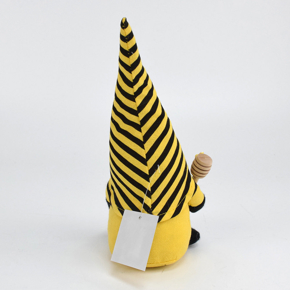 Decorative Bee Hat Ornament – Handmade Nordic Craft Gift for Home & Party