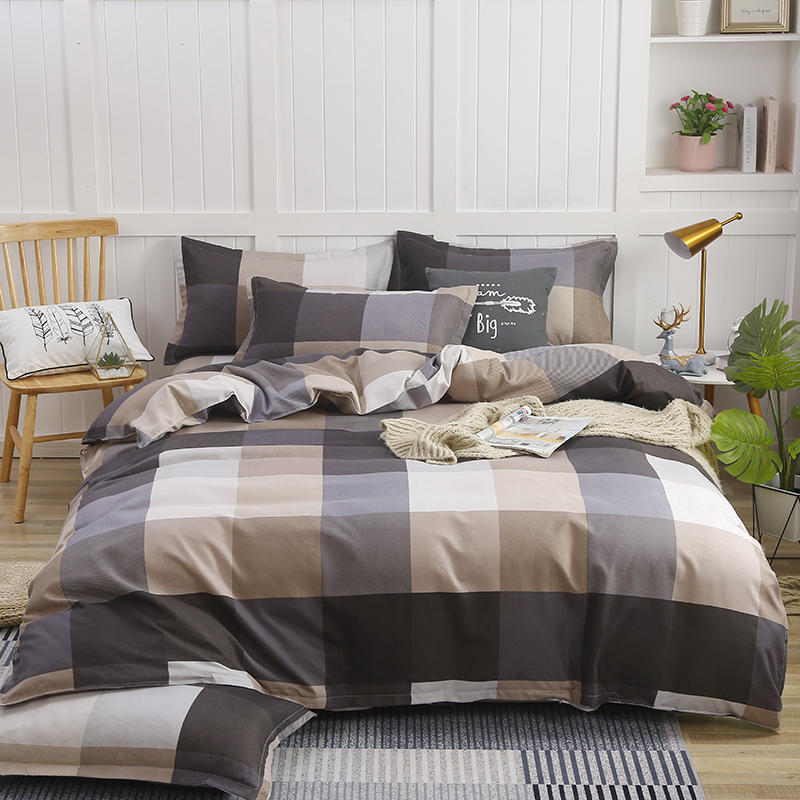 Cotton Bed Quilt Cover Set - Modern Minimalist Bedding, Multiple Sizes