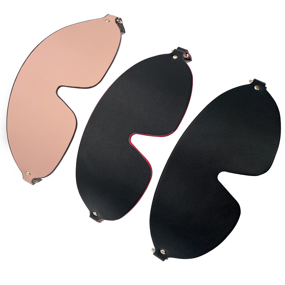 Blackout Leather Eye Mask for Sleep & Relaxation - Multiple Colors