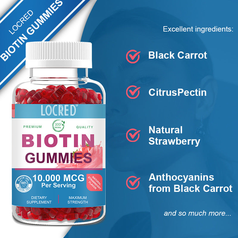 Biotin Soft Candy Gummies - 60 Tablets