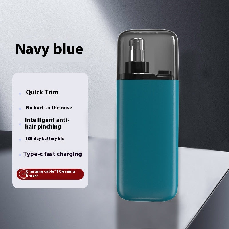 Rechargeable Nose Hair Trimmer - Sapphire Blue Square