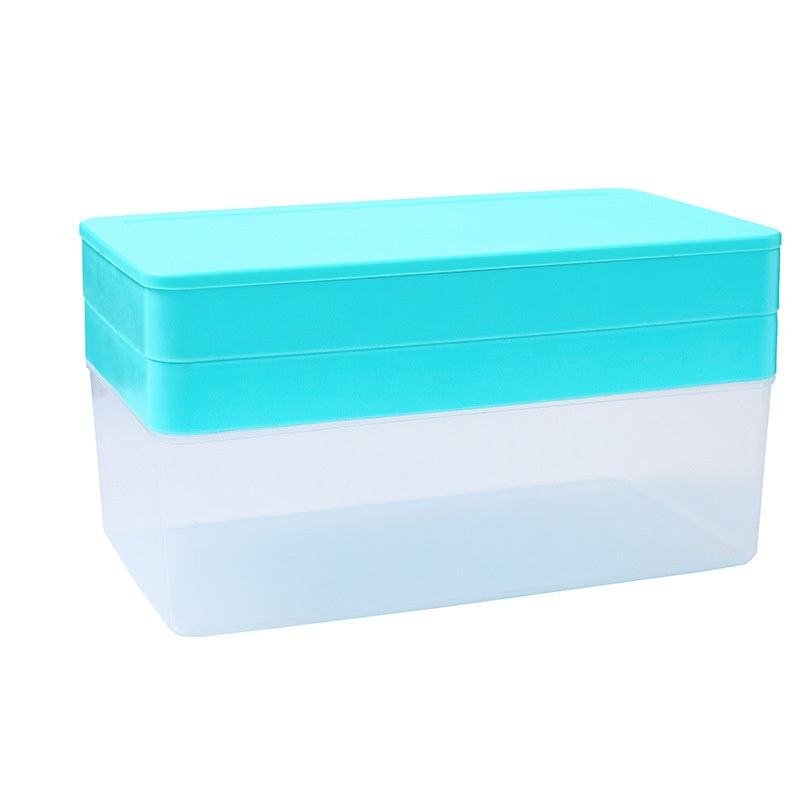 Large Capacity Silicone Ice Cube Mold Food Grade Ice Tray Refrigerator Container