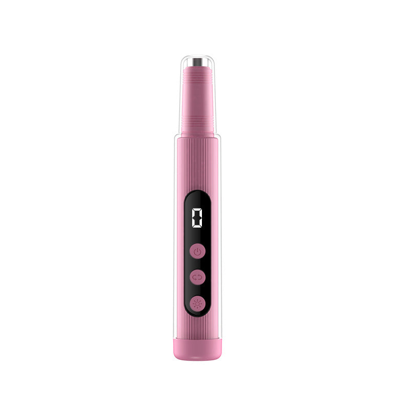 Rechargeable 2-in-1 Electric Nail Grinder with LED Light - Manicure & Pedicure Tool