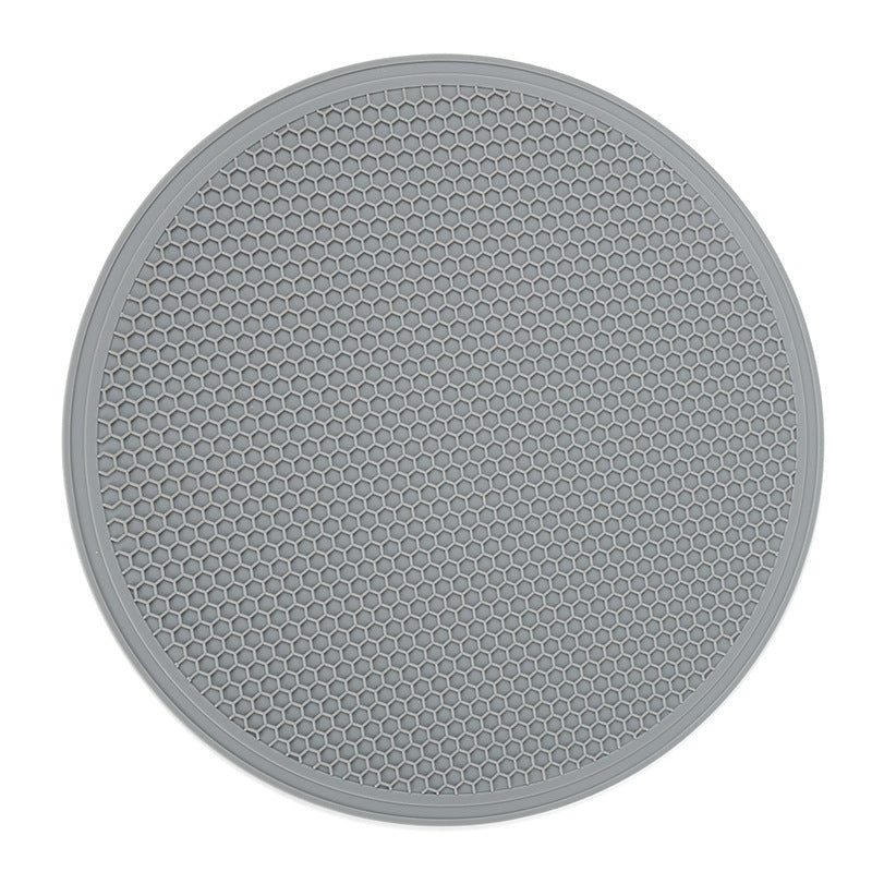 Silicone Heatproof Placemat Round Meal Mat for Hot Dishes - 29.5cm