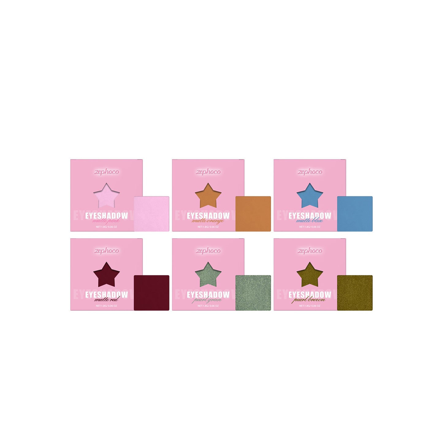 Portable Monochrome Eyeshadow Palette Long-lasting & Colorful Makeup