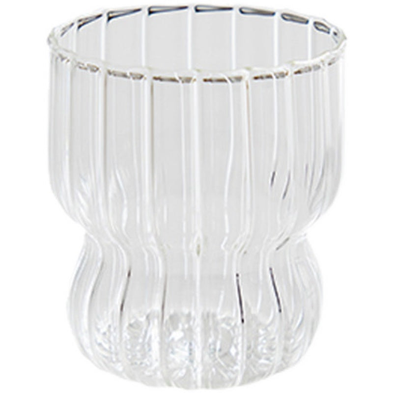 High Temperature Resistant Transparent Glass Milk Juice Cup - Set of 2 or 3