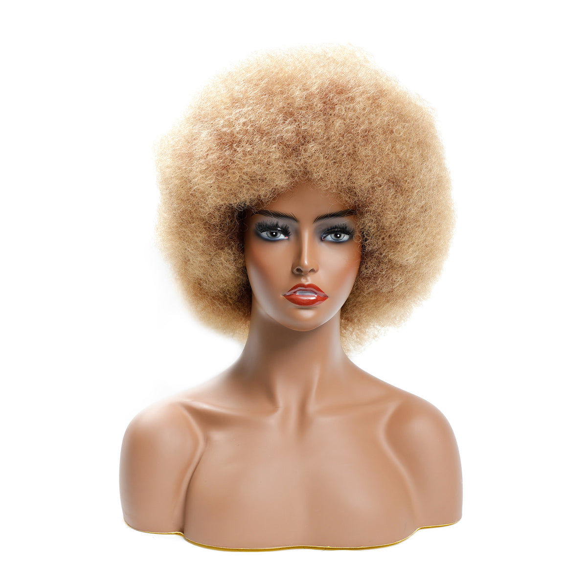 Short Curly Fluffy Synthetic Wig - Multiple Colors
