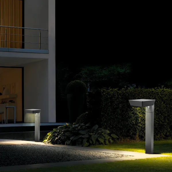 Solar Pathway Lights - LED Outdoor Landscape Lighting with Motion Sensor