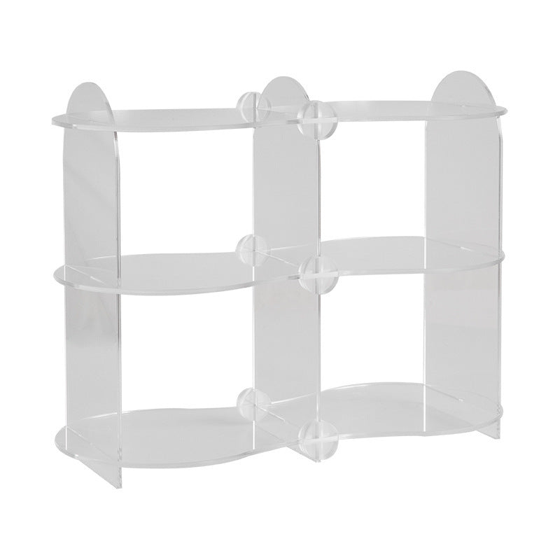 Acrylic Cup Rack Organizer for Kitchen & Home Storage - Irregular Shape