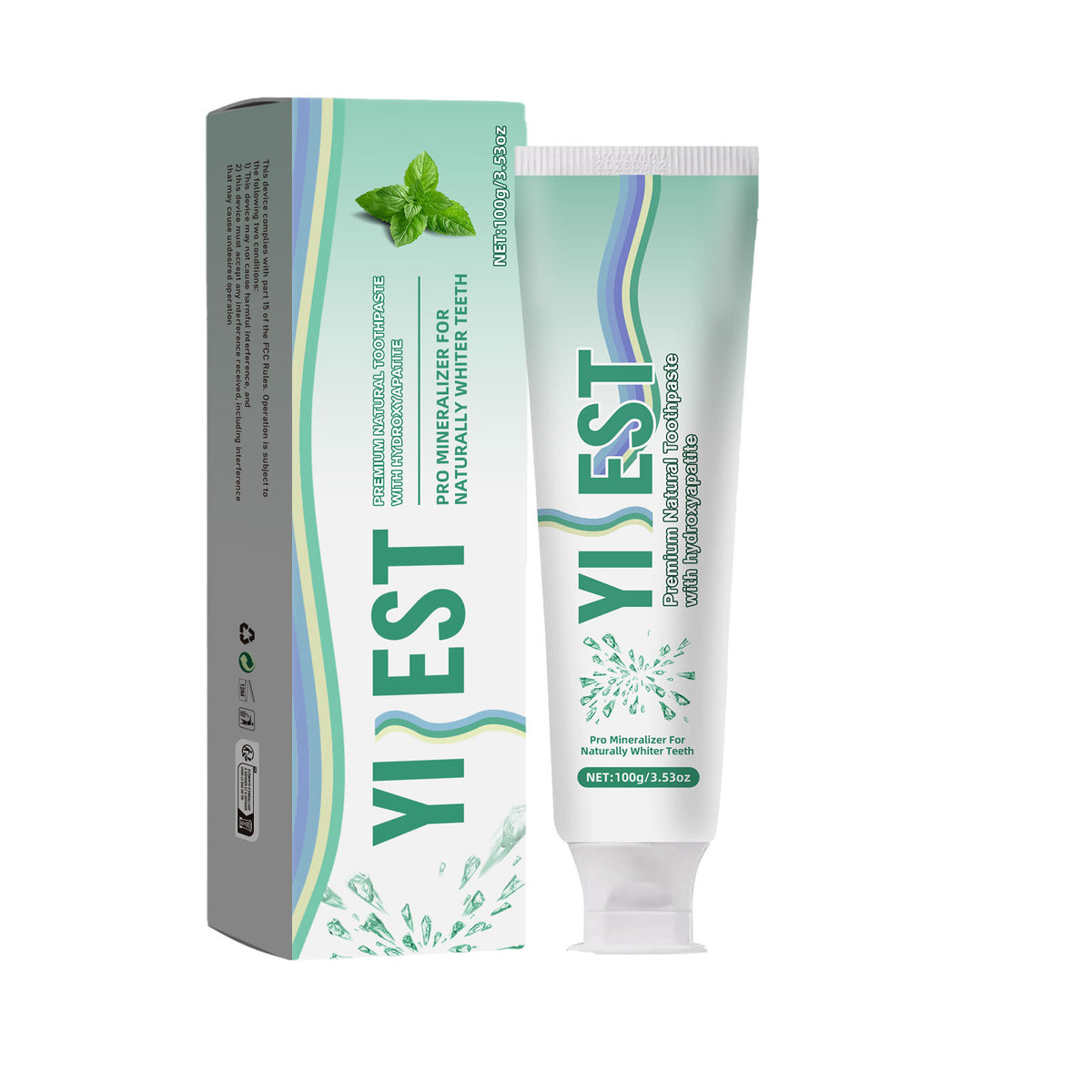 Nano Hydroxyapatite Deodorant Tooth Tut Mint Toothpaste