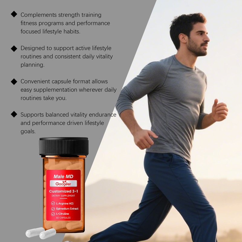 Men's Energy Boost Vitality Capsules - 60 Count