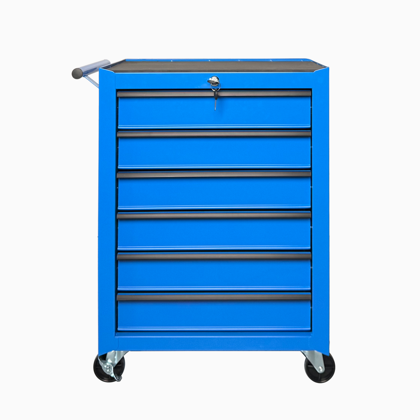 20-Inch Steel Rolling Tool Chest with 6 Drawers and Ball Bearing Slides - Blue