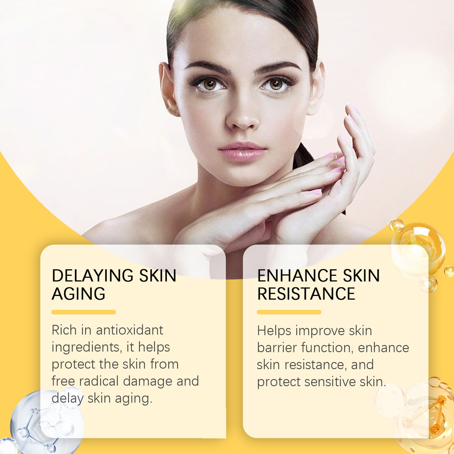Rose Vitamin E Face Serum - Moisturizing & Brightening Skin Oil 60ml
