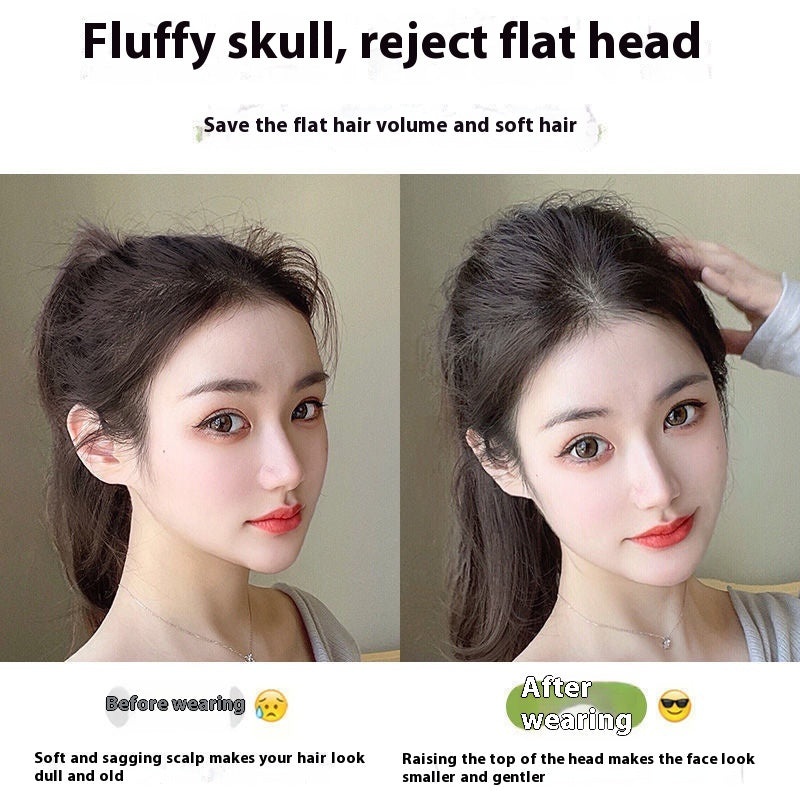 Skull Fluffy Synthetic Wig Set for Women - Curly, Medium & Long Styles