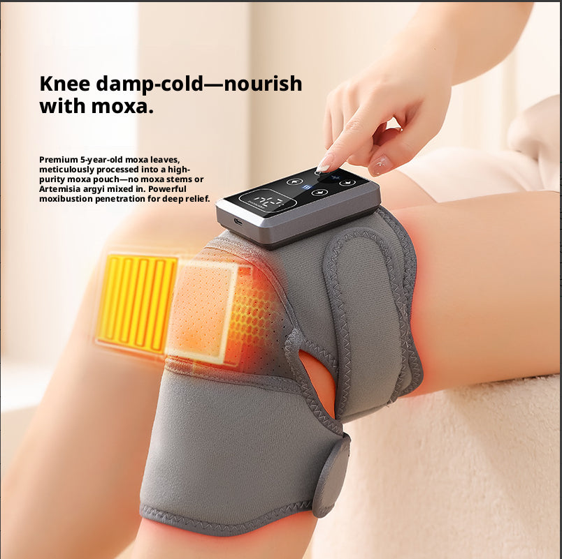 Massage Kneepad - Gray, Single DL-8902 for Relaxation & Comfort