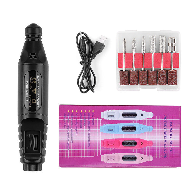 Portable USB Nail Polisher Machine - 20000 Speed