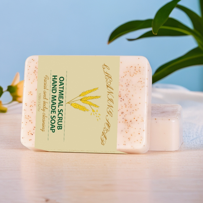 Oat Frosted Bar Soap - 100g Body Care for Sensitive Skin
