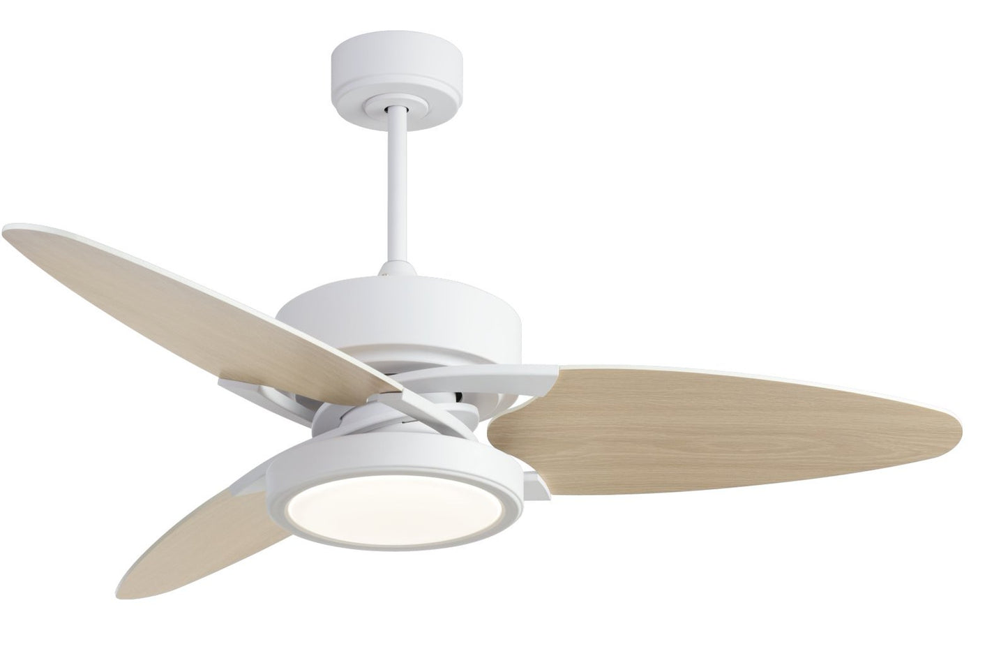 52 Inch Indoor LED Ceiling Fan with Remote Control and Reversible Blades