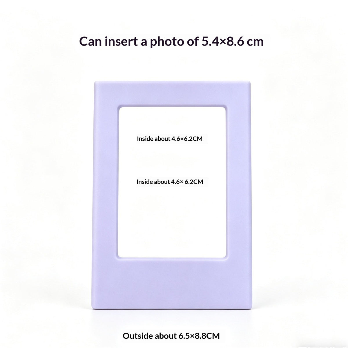 Magnetic DIY Transparent Photo Frame 3-inch for Home & Office Decor