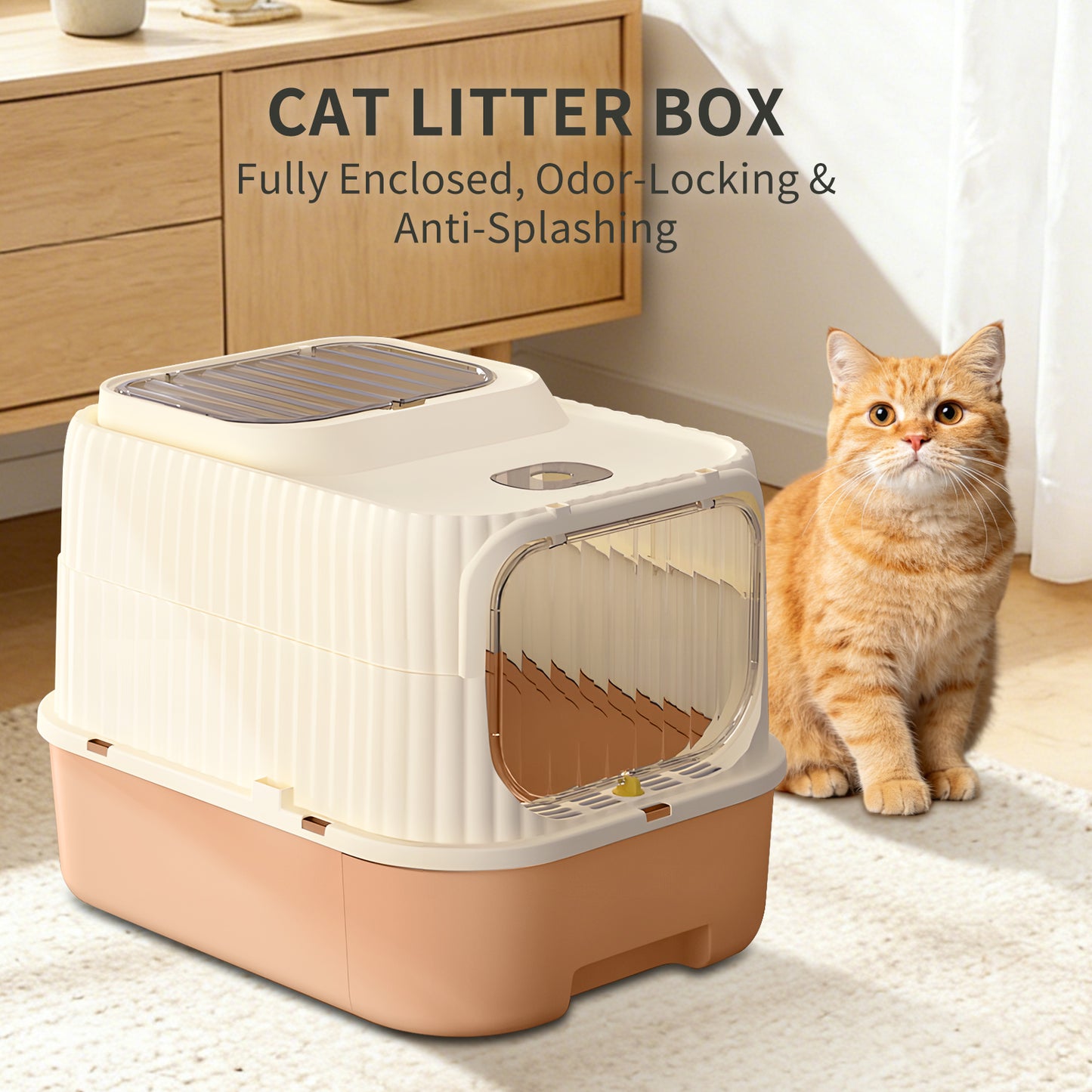 Cruiser Litter Box - Self Pickup Pet Furniture for Cats and Small Animals