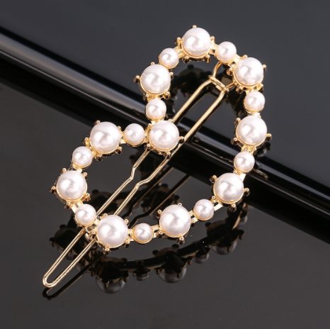 Women's Geometric Frog Buckle Hair Clip Crown Style Hairpin