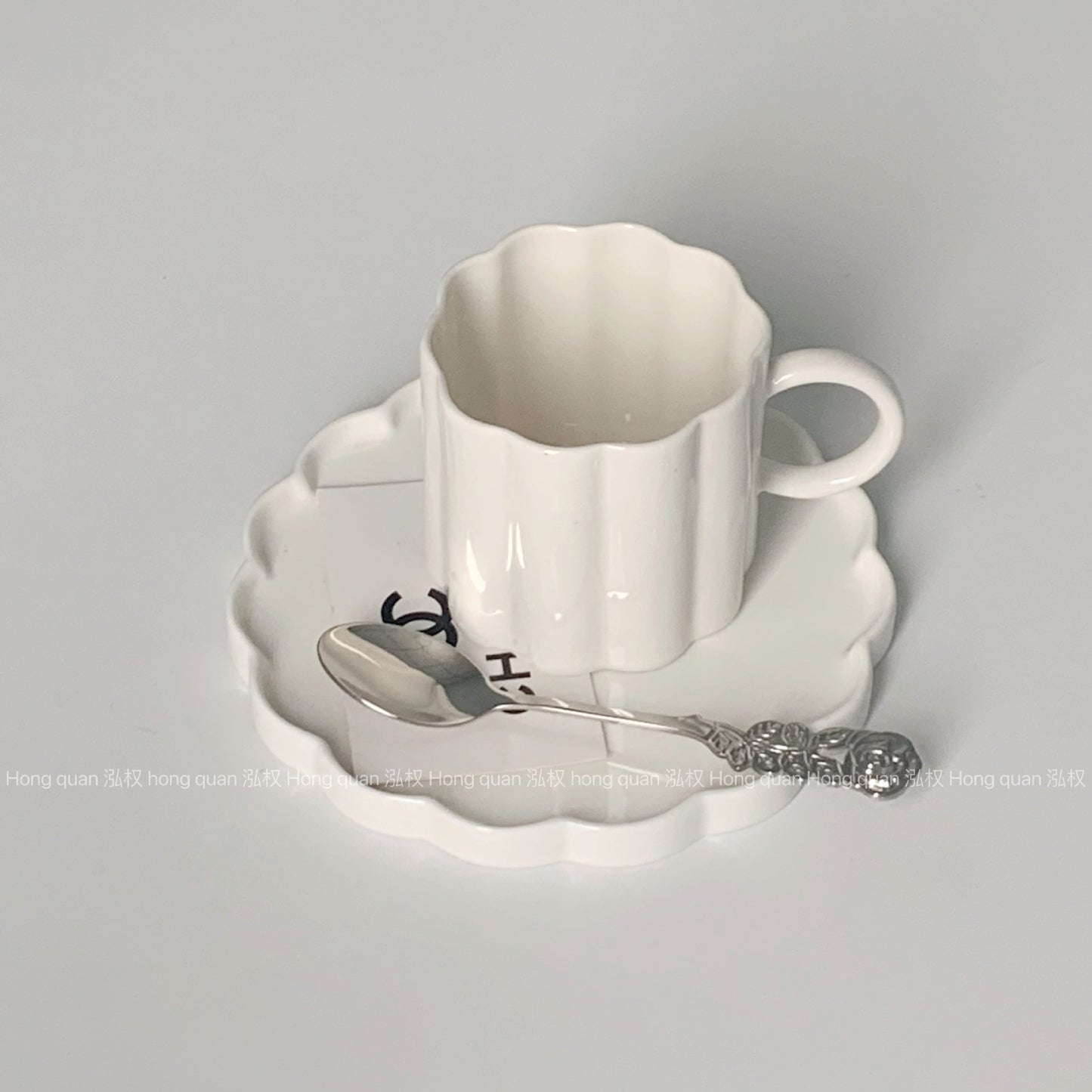Macaron Color Series Ceramic Cup and Dish Set - Kitchen Decor