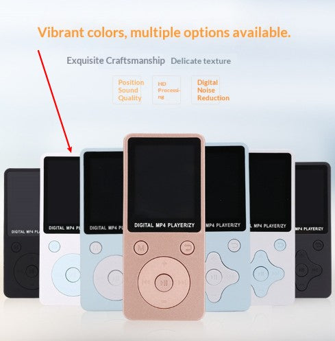 Ultra-Thin MP4 Player with 1.8-inch Screen, FM Radio & Voice Recording