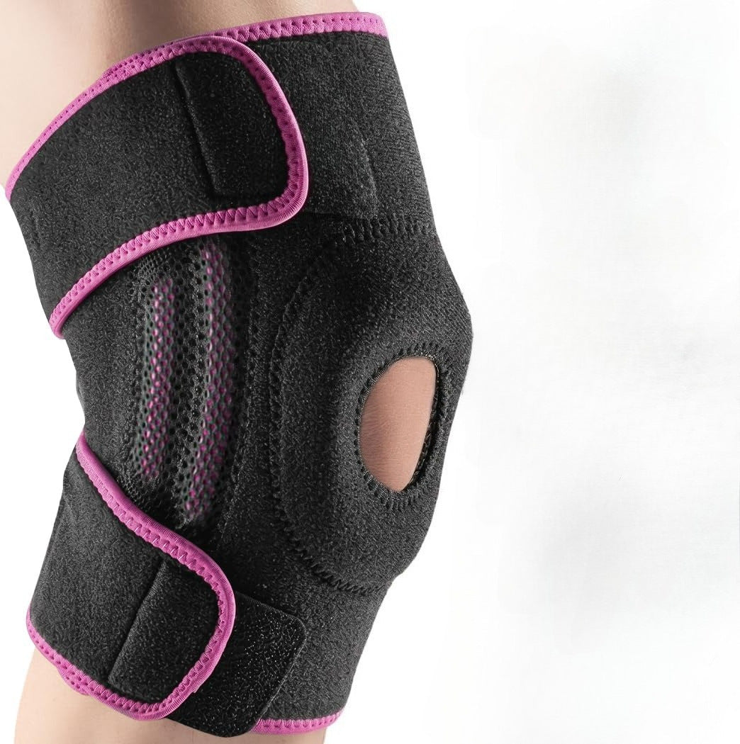 Compression Knee Brace with Patellar Shock-Absorbing Pad for Sports Protection