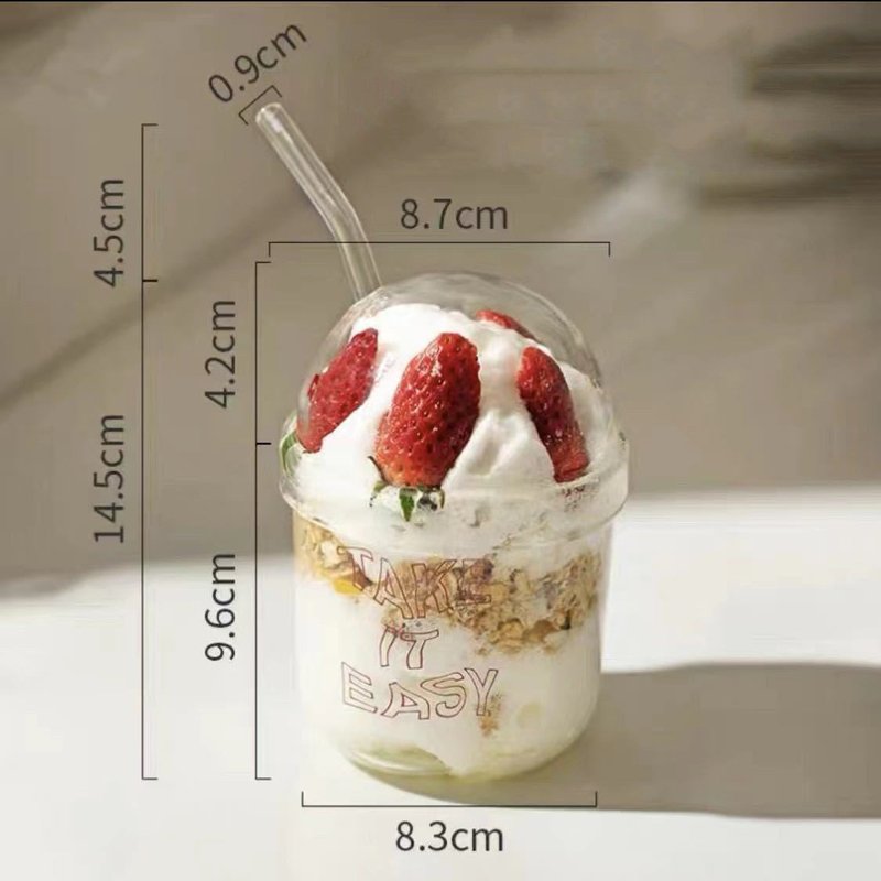 High Borosilicate Glass Drinking Glasses Set - Transparent Kitchen Drinkware