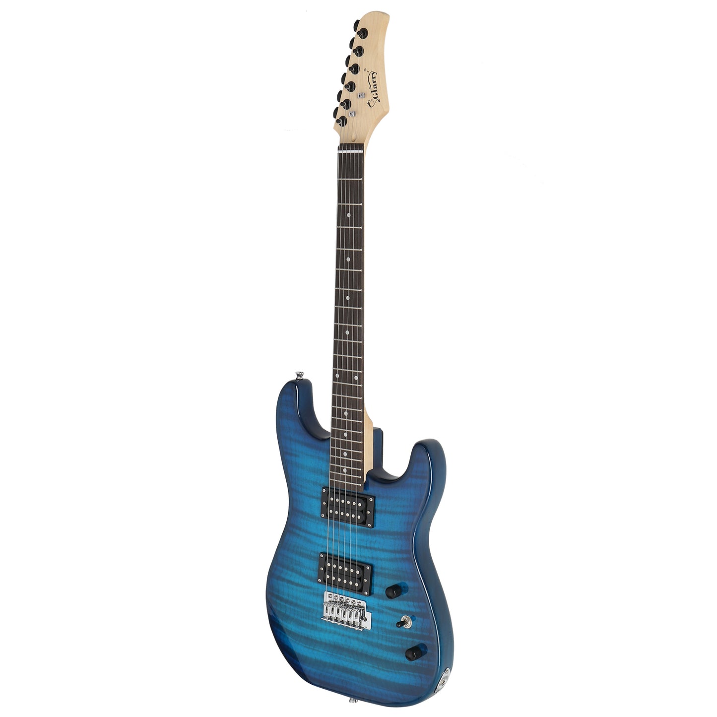 Electric Guitar Kit with Speaker - Blue