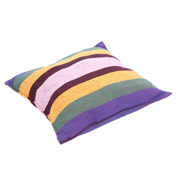 Rainbow Hanging Chair with 2 Pillows - Cotton Canvas