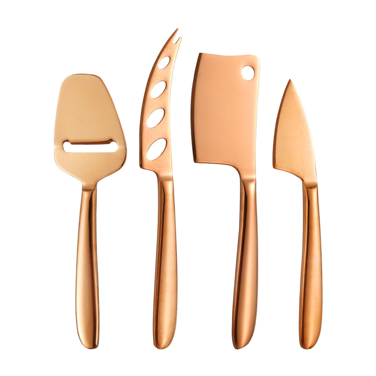 Stainless Steel Cheese Knife Set - Multi-Functional Flatware for Cheese & Deli