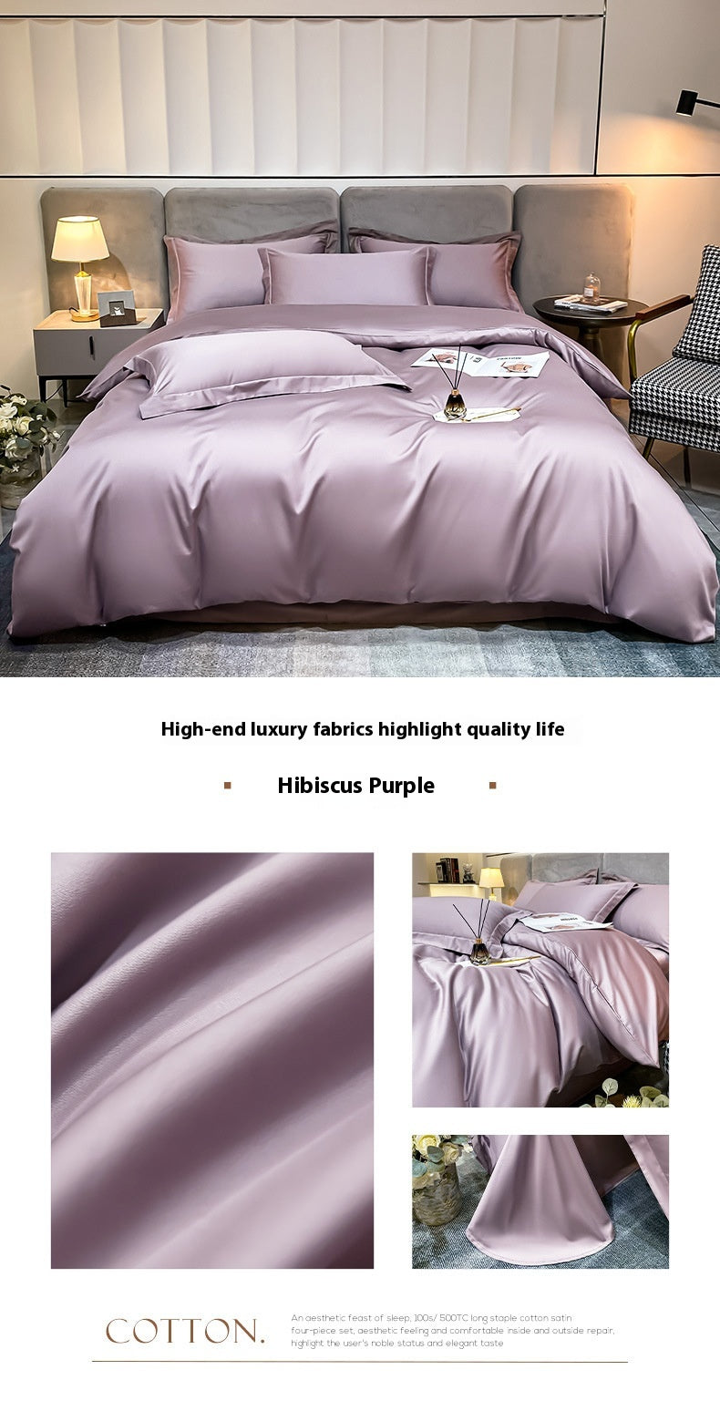 Egyptian Long-Staple Satin Cotton Fabric for Sewing & Home Decor, 140x140 or 280x130