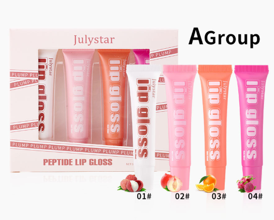 Fruit Flavored Lip Oil Set - Hydrating Lip Glaze & Moisturizing Lip Care