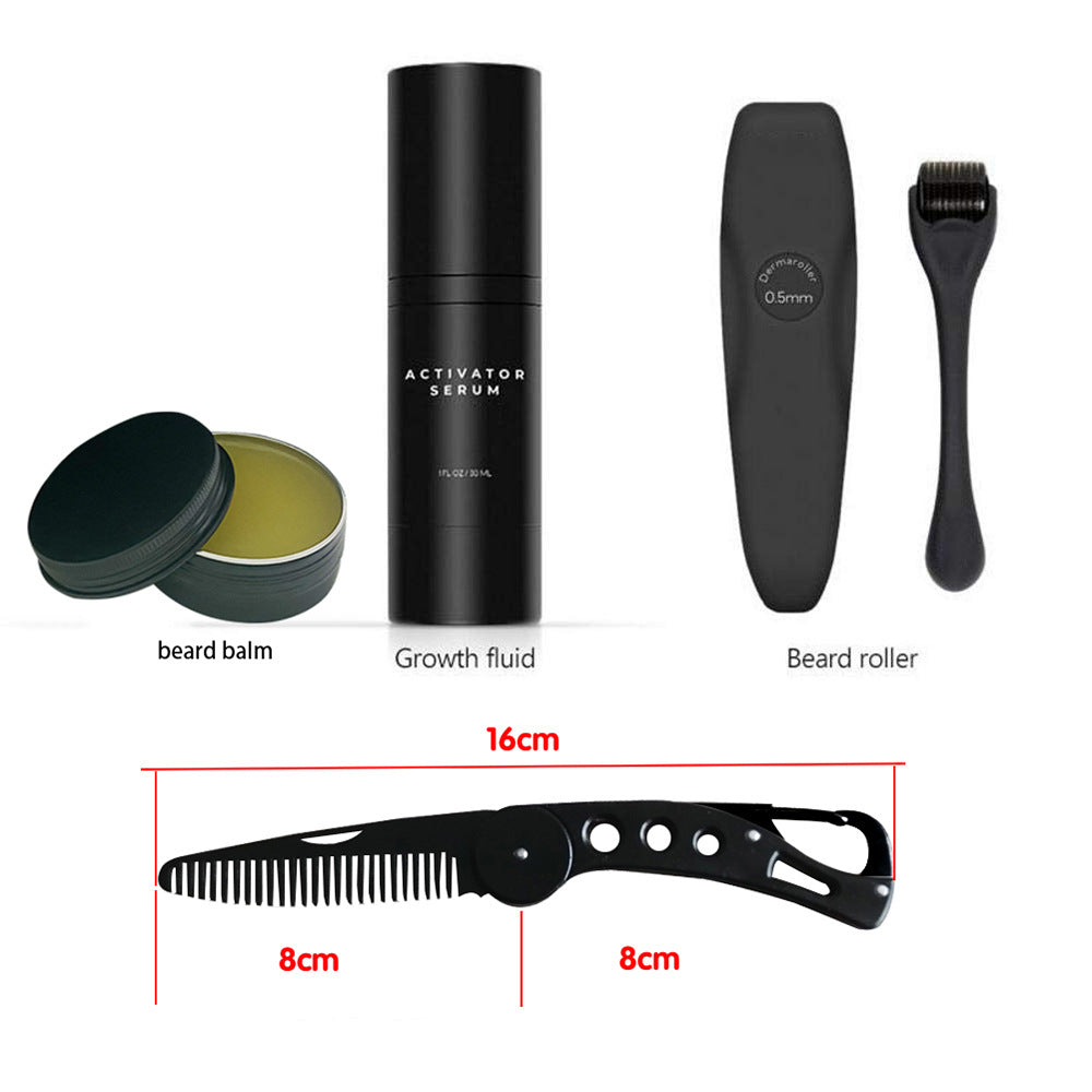 Beard Growth Microneedle Roller Kit