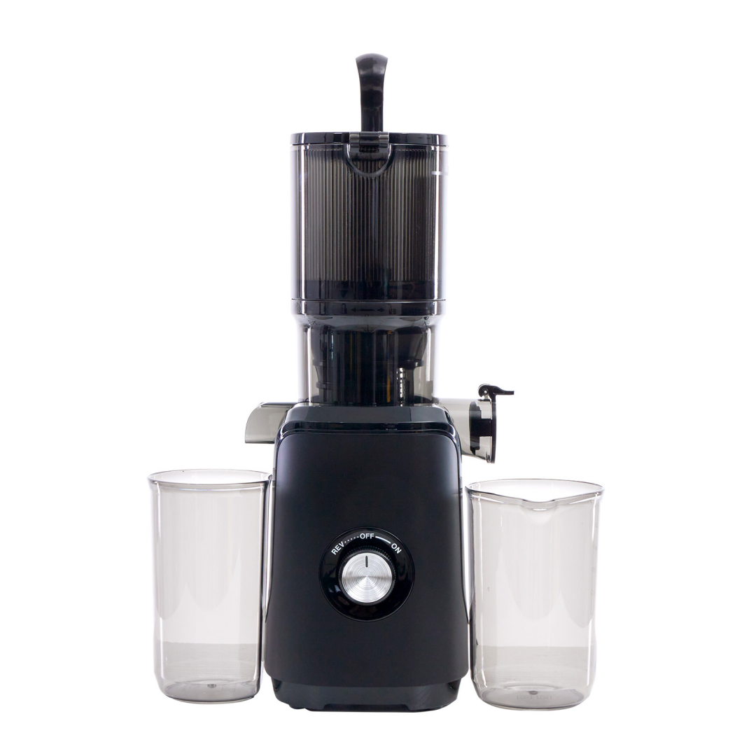 Cold Press Juicer with Wide Feeding Trough - Black