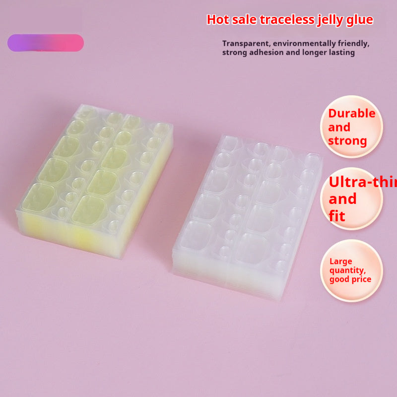 Waterproof Transparent Gel Nail Glue - Ultra-Thin & Super Sticky for Manicure, 1-5PCS Variants