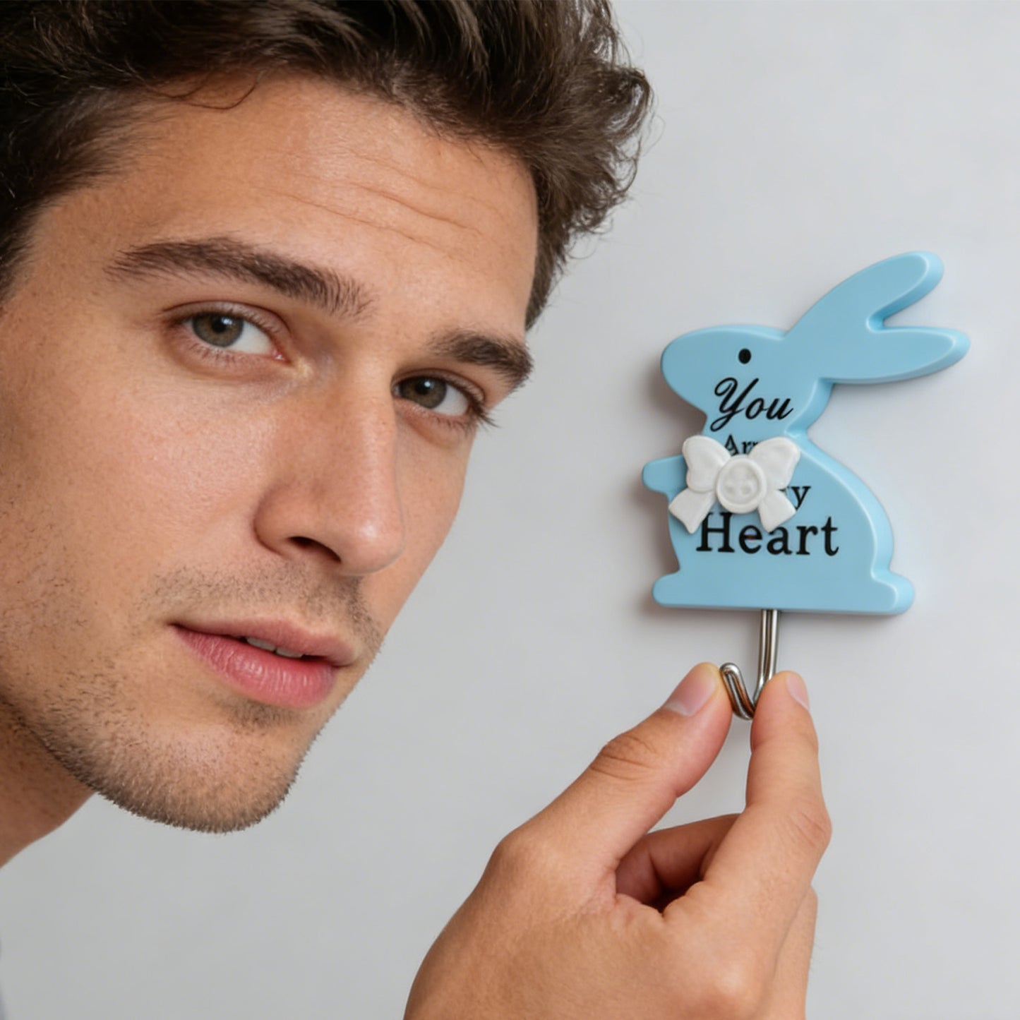 Rabbit Hanging Hook - Blue Kitchen Storage Organizer