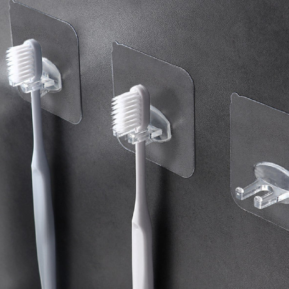 Electric Toothbrush Rack with Hook - Bathroom Storage Organizer