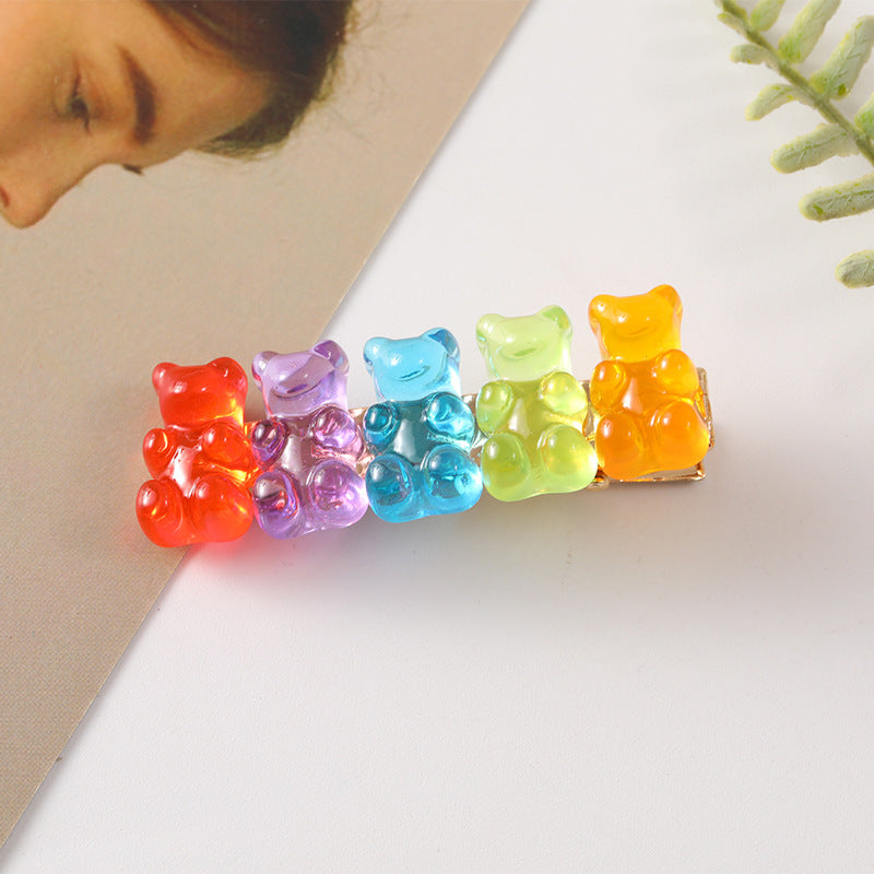 Cartoon Bear Hair Clips for Women - Cute Animal Hair Accessories, Multiple Styles